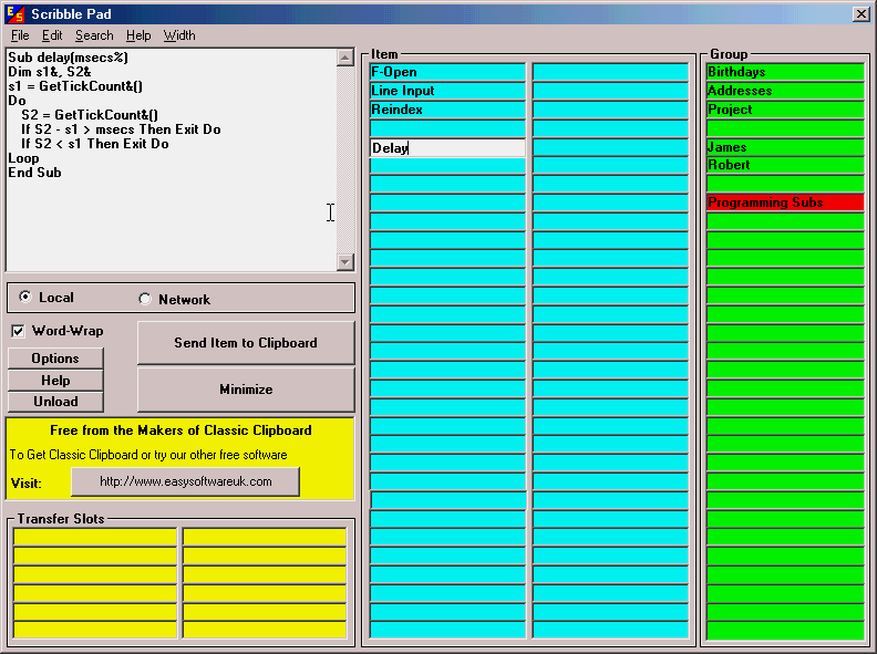 Scribble Pad Screenshot